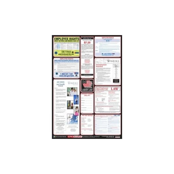 Accuform OSHA SAFETY POSTER COMBO STATE, PPG300IA PPG300IA - main